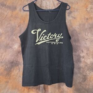Victory Motorcycles Sturgis 1999 Vintage Mens Tank Top Black Size L XL